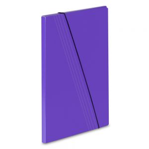 Teczka VauPe A4/1cm 1A z gumką, Fioletowa